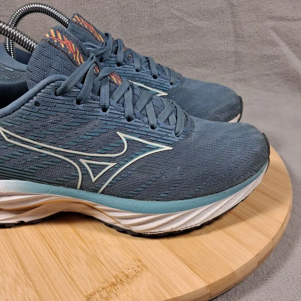 Mizuno Wave Rider 26 Womens Size 7.5 Running Shoes Sneakers Blue Athletic Gym